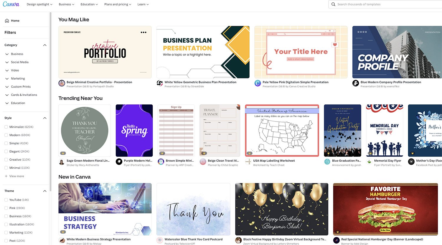 Canva è un programma di grafica on line gratis