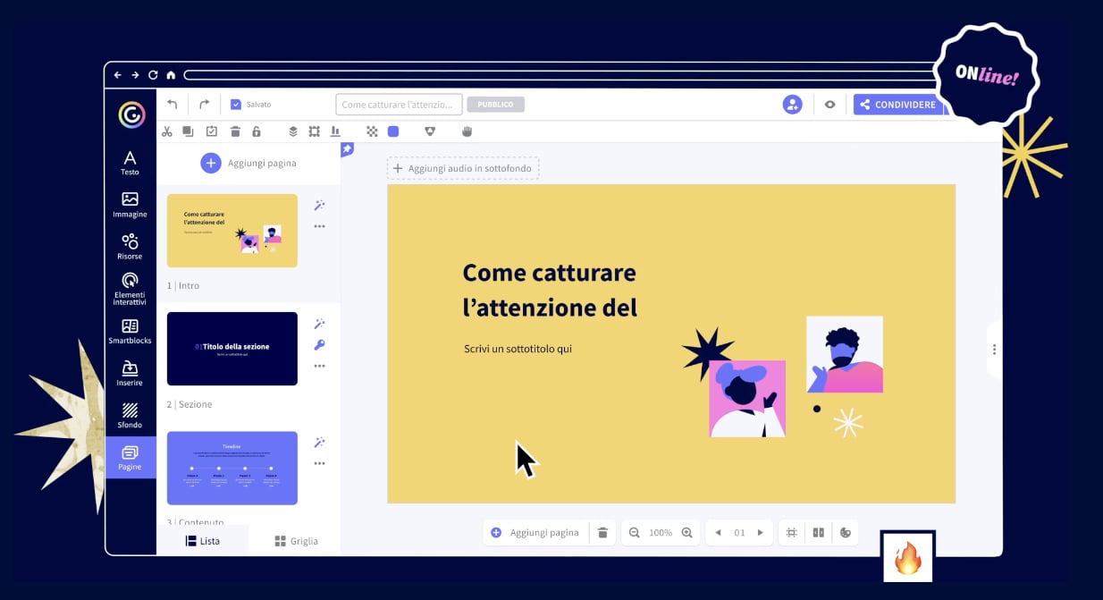 Genially is een gratis online grafisch programma
