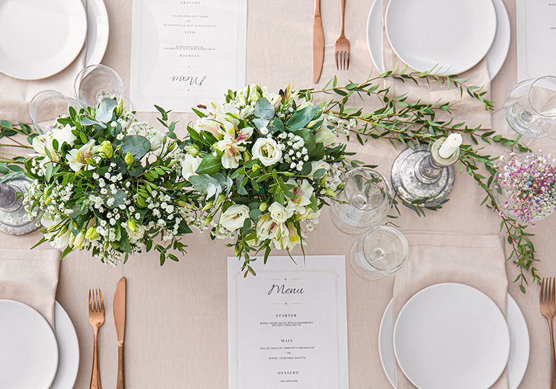 Menu Matrimonio: Guida per crearli a regola d’Arte
